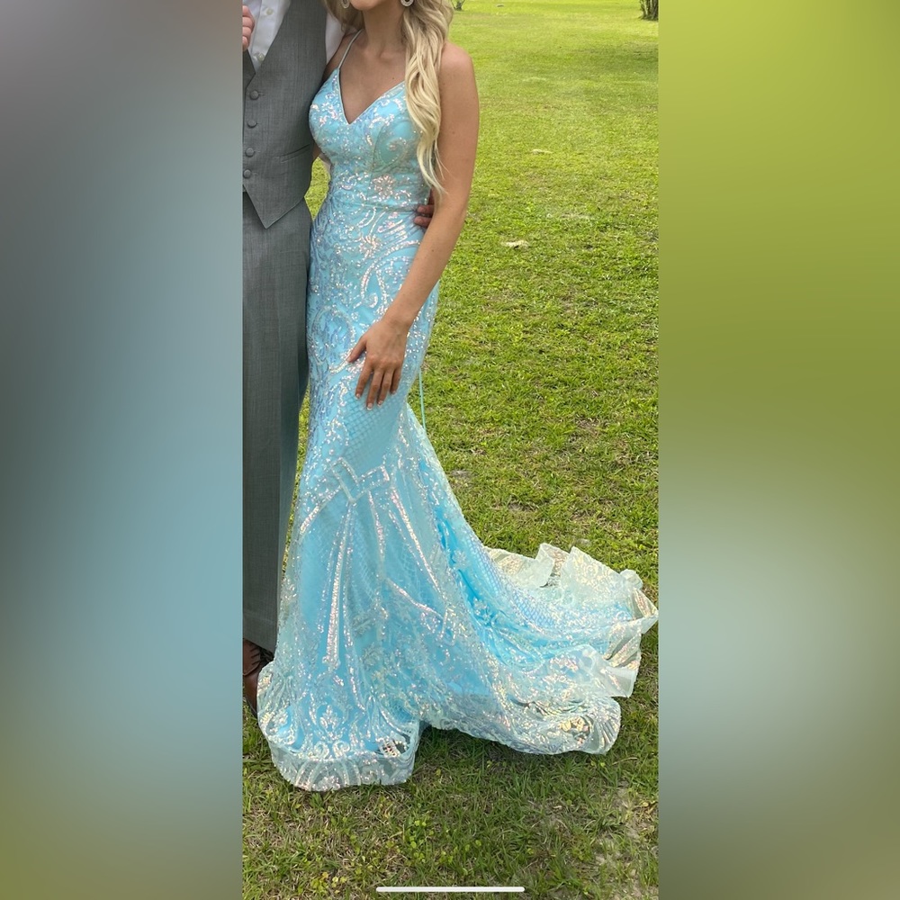 Studio 17, Sky Blue, Prom Dress, Size 0